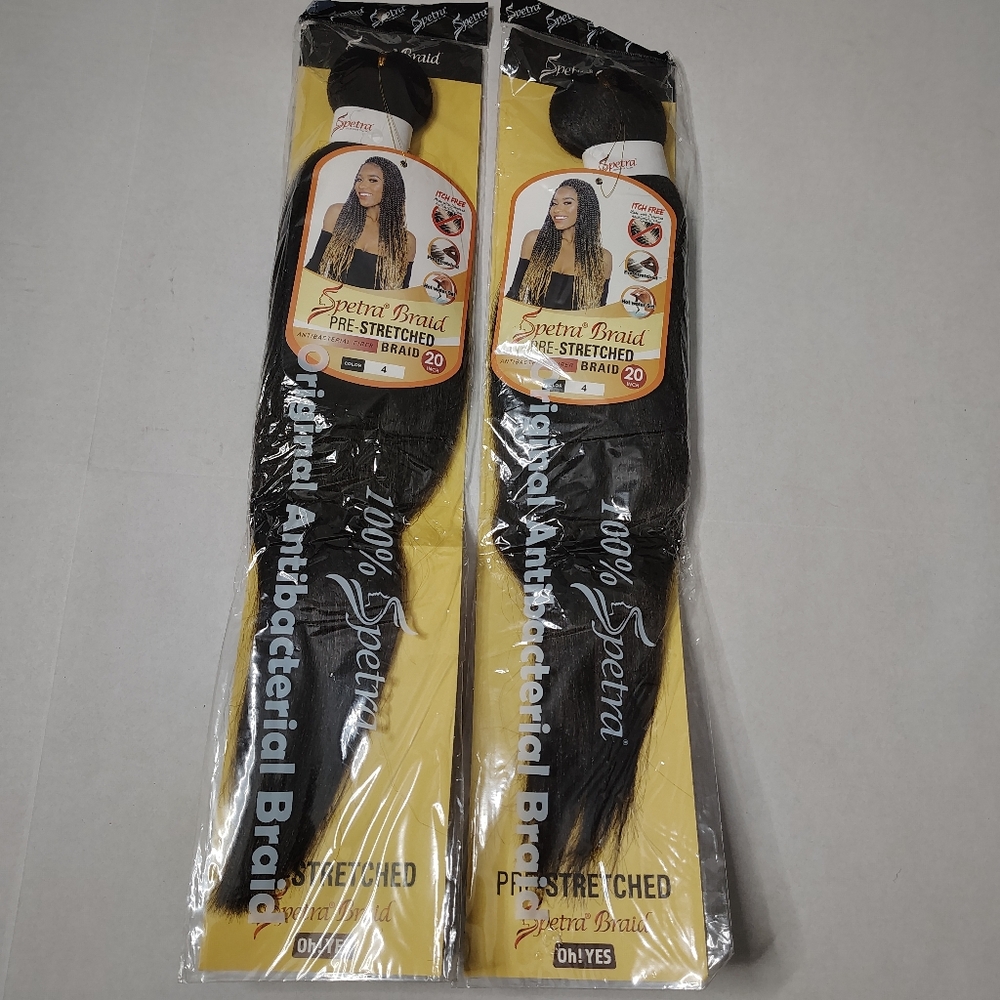 Spetra Hair EZ Braid 20" Lot 2 Professional Pre-Stretched Itch Free Braid hair